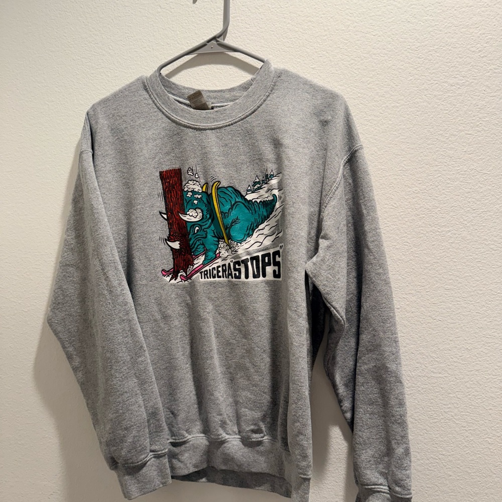 Gray Graphic Sweater